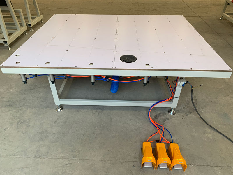 Ручной станок с режущей кромкой, верстак с воздушным плавающим наклоном стекла, откидной стол для дробления