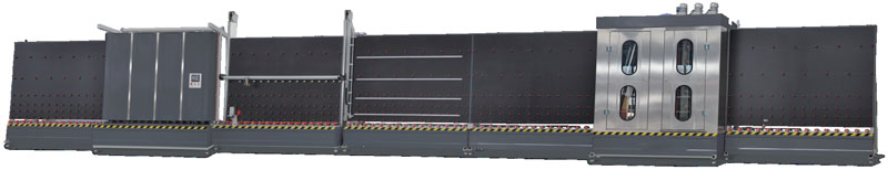 Barisan Pengeluaran Kaca Penebat Mesin Pembuat Kaca Tiga