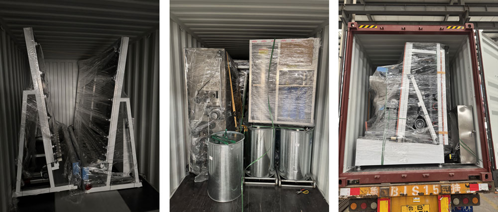 صادرات تجهیزات فرآوری شیشه عایق