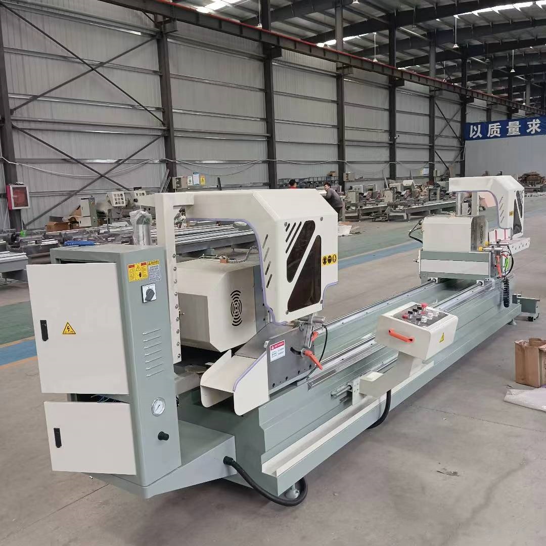 Gergaji Pemotong Ketepatan Dua Kepala untuk Pintu & Tingkap Aluminium 